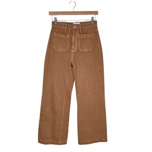 Rolla's High Rise Wide Leg Jeans Brown Retro Women's 25
